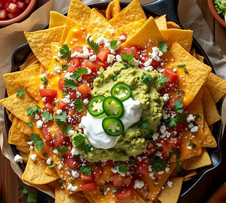 Pickled Salsa Nacho Stack &nbsp;Tangy, Crunchy &amp; Crazy Addictive