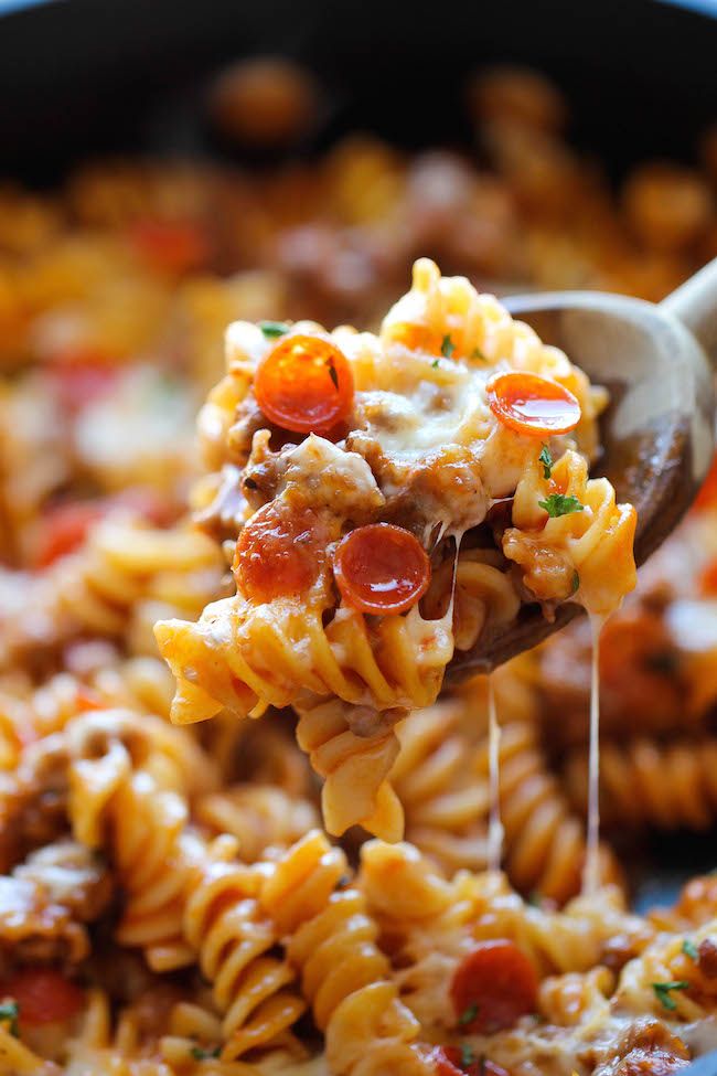 Pizza &amp; Pasta One-Pot Penne — Saucy, Comforting &amp; Super Quick!