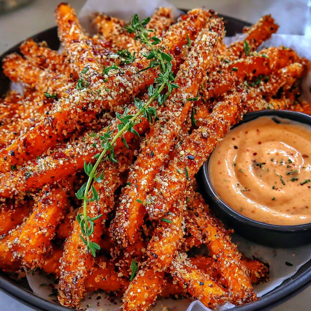 Pineapple Zinger Dipping Fries - Sweet, Spicy &amp; Totally Snackable!