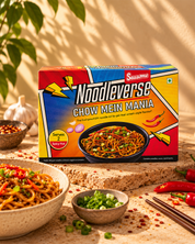 Chow Mein Mania Instant Noodles (Serves 1 - 250g) - includes 3 condiments inside!