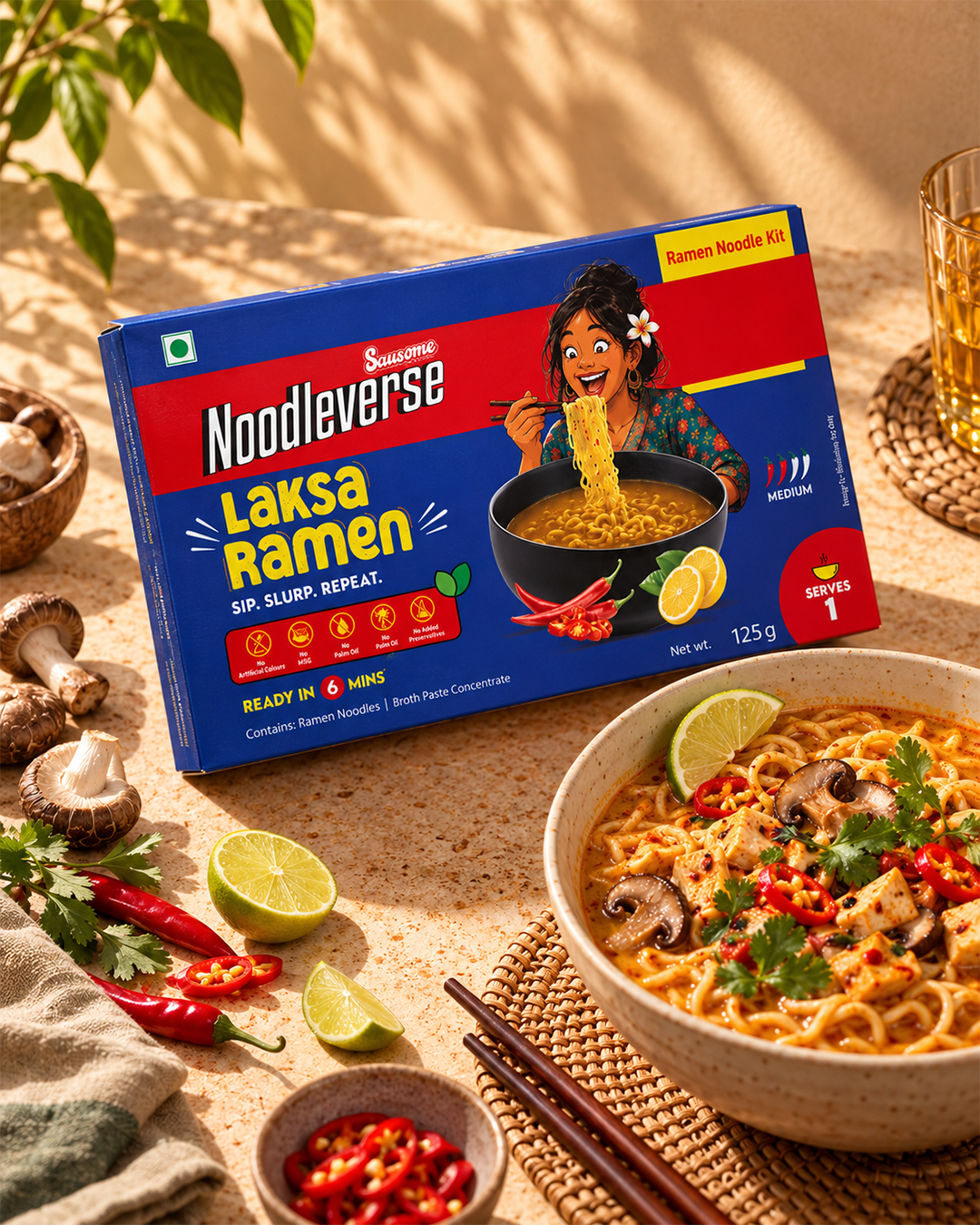 Laksa Ramen Noodles