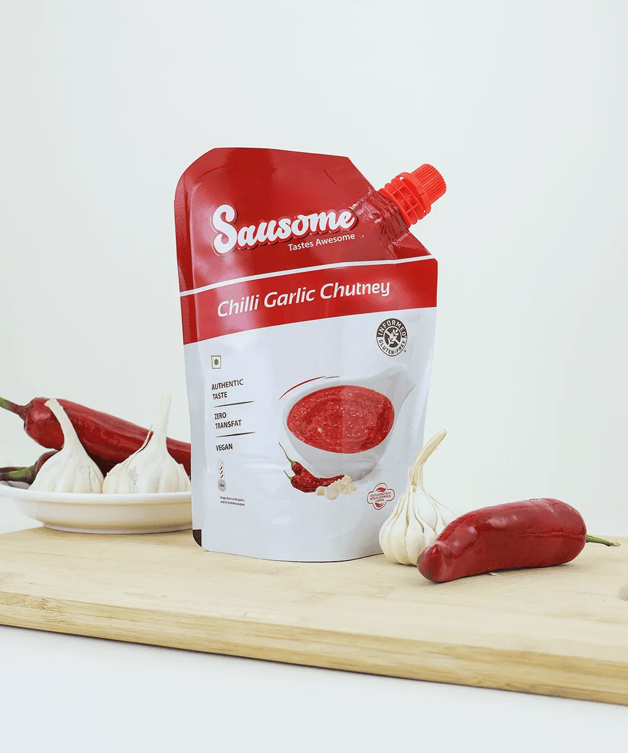 Chilli_Garlic_Chutney - Sausome