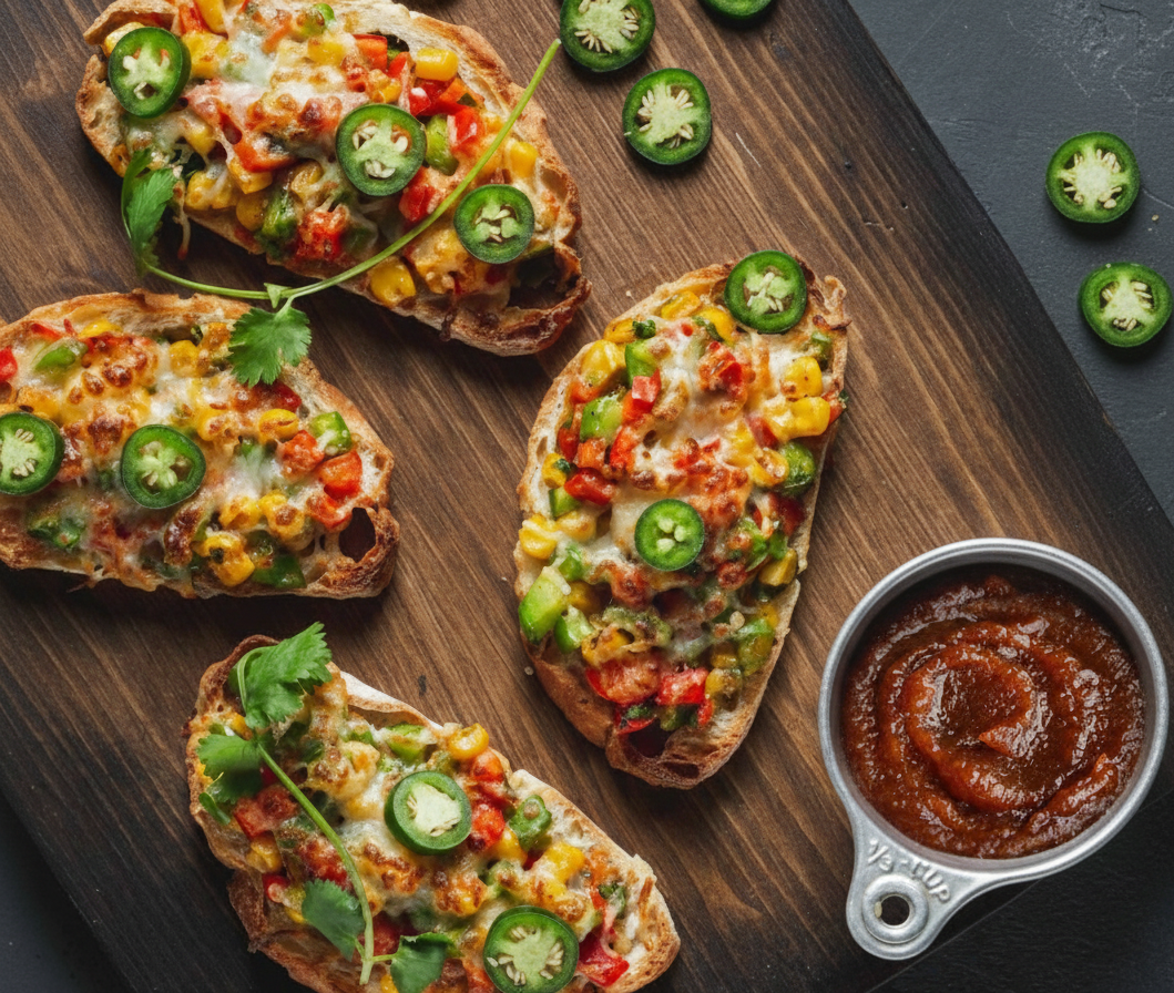 Amla Chutney Chaat Toast — Tangy, Spicy &amp; Super Refreshing!