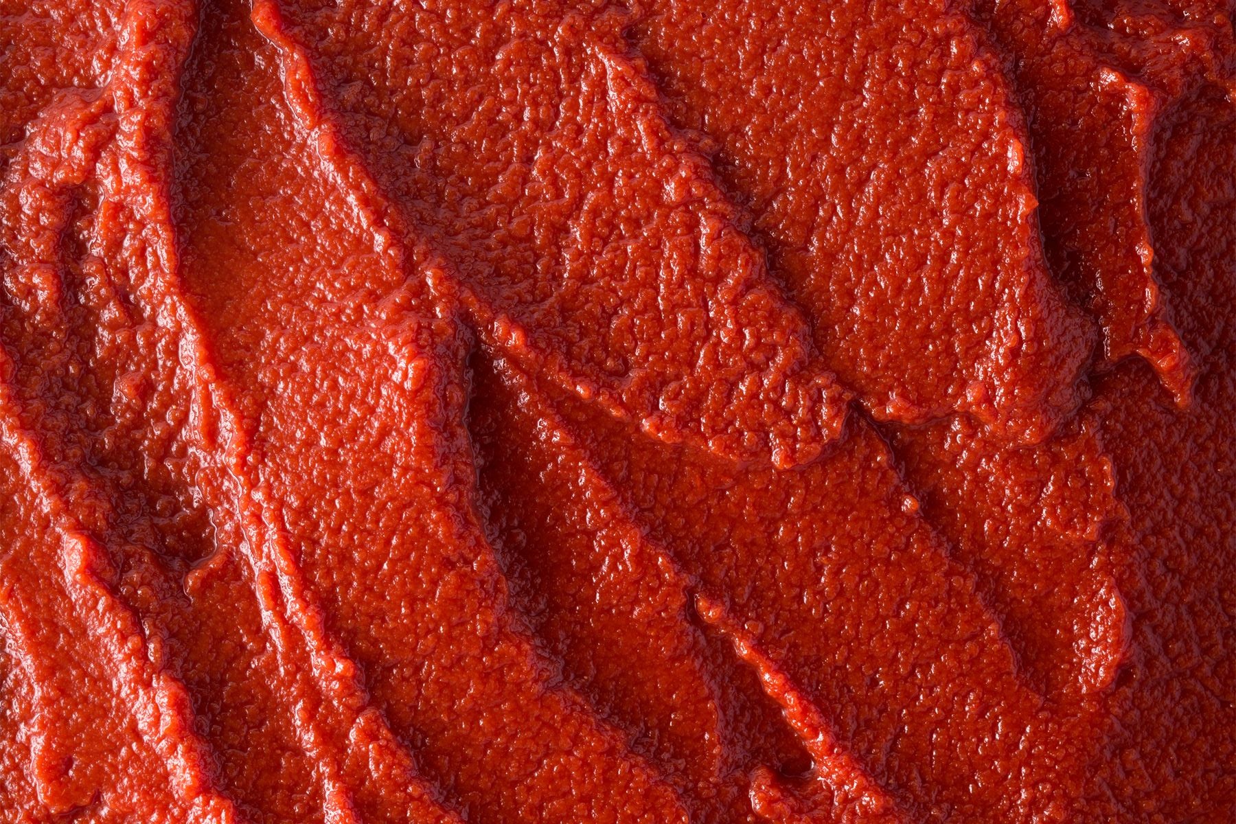 close up shot of ketchup texture
