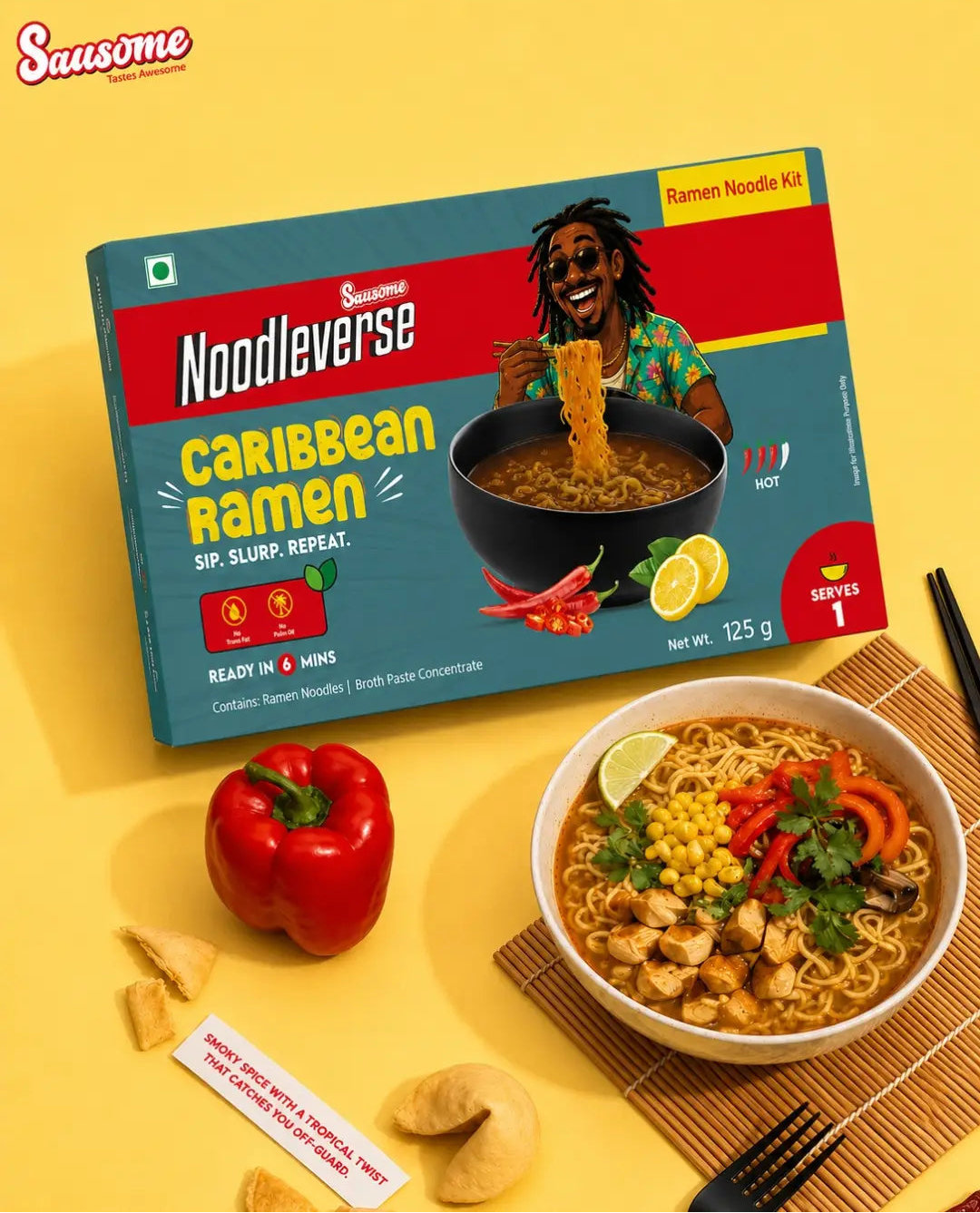Caribbean Ramen Noodles