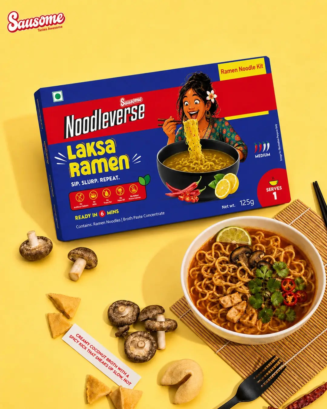 Laksa Ramen Noodles
