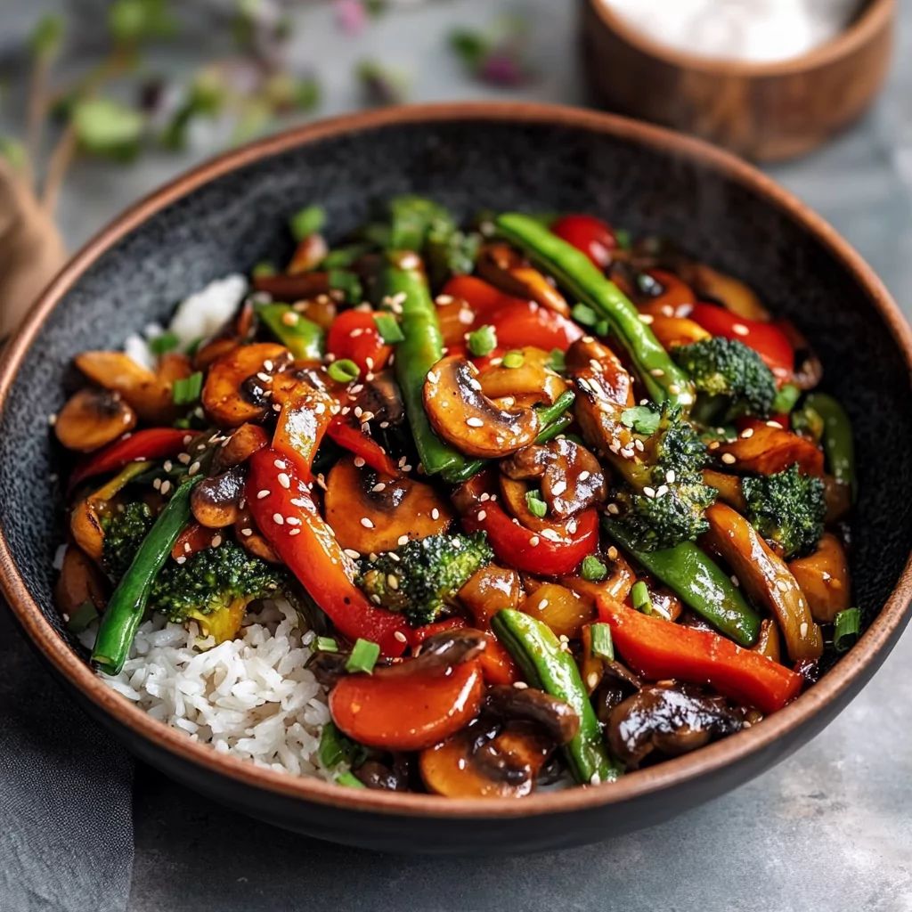 Schezwan Veggie Stir-Fry — Spicy, Garlicky &amp; Street-Style!
