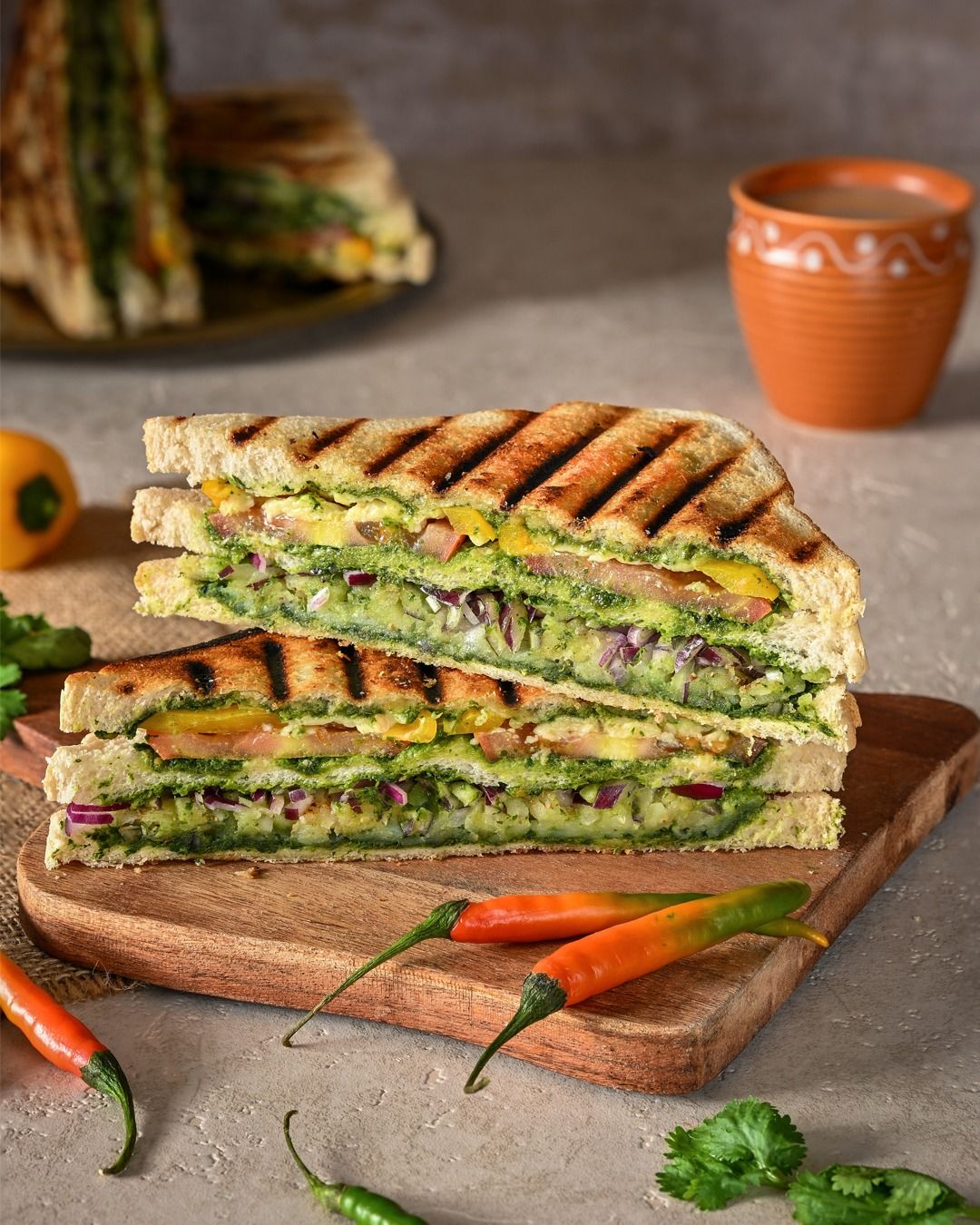 Thecha Aloo Toast — Crispy, Tangy, Spicy Breakfast Kick!