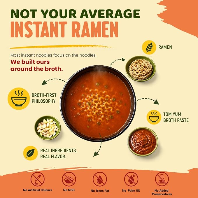 Tom Yum Ramen Noodles
