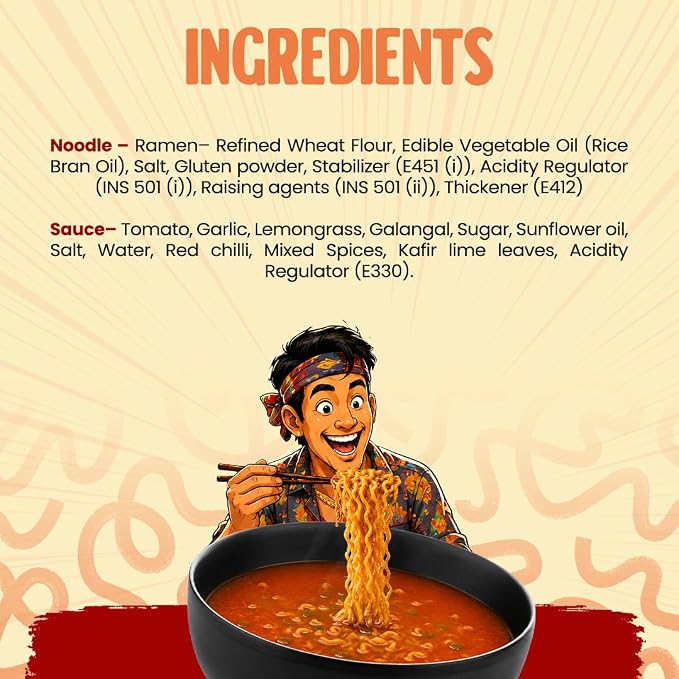 Tom Yum Ramen Noodles
